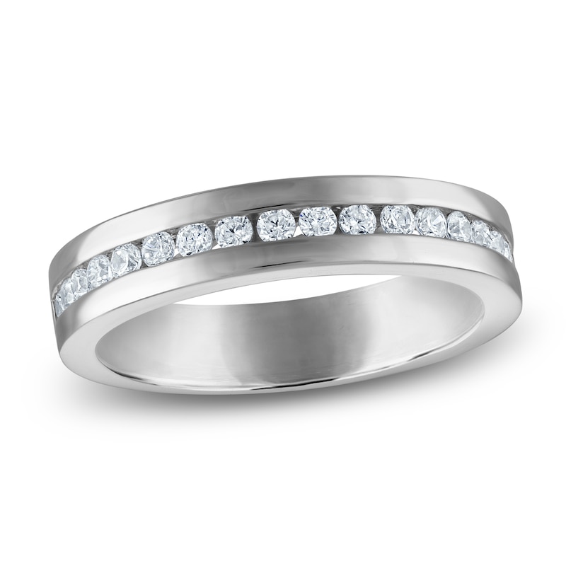 Main Image 1 of Vera Wang VOW Diamond Channel-Set Wedding Band 3/8 ct tw 14K White Gold
