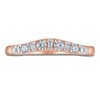Thumbnail Image 3 of Vera Wang VOW Round & Baguette-Cut Diamond Wedding Band 1/3 ct tw 14K Rose Gold
