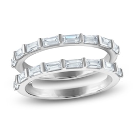 Vera Wang VOW Baguette-Cut Diamond Enhancer Ring 1 ct tw 14K White Gold