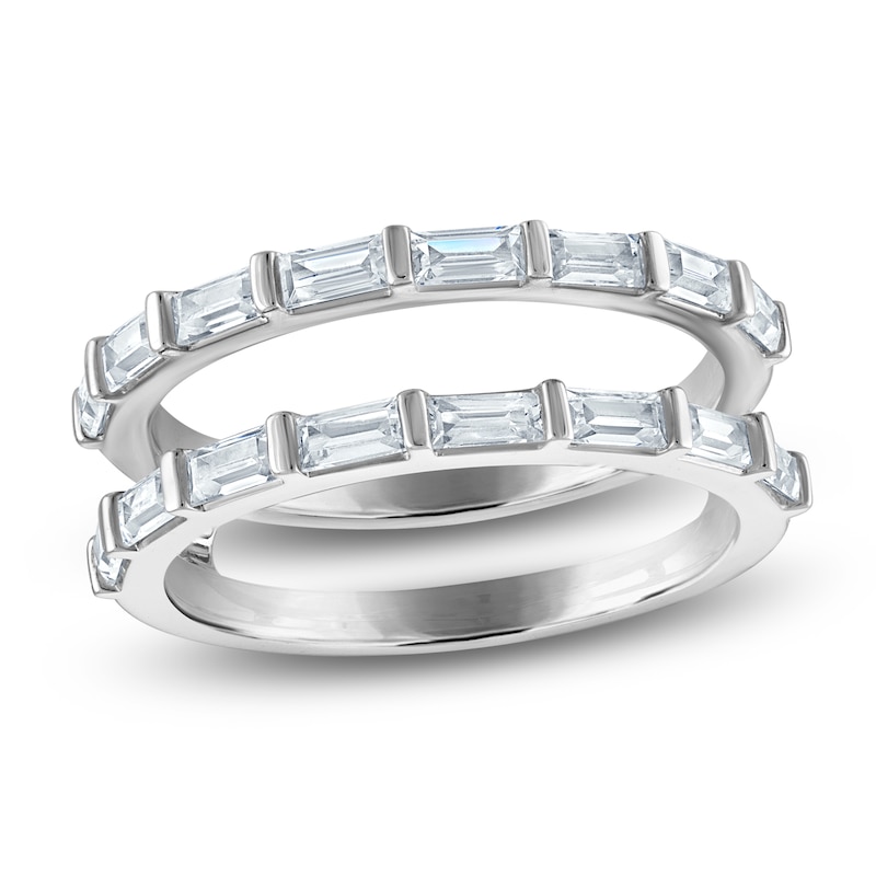Main Image 1 of Vera Wang VOW Baguette-Cut Diamond Enhancer Ring 1 ct tw 14K White Gold