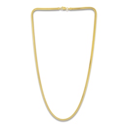 Italia D'Oro Snake Chain Necklace 3.3mm Solid 14K Yellow Gold 20"