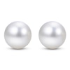 Thumbnail Image 2 of Cultured Pearl Stud Earrings 14K Yellow Gold 7-7.5mm