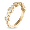 Thumbnail Image 2 of Lab-Grown Diamond Bezel-Set Stacking Ring 3/8 ct tw 14K Yellow Gold