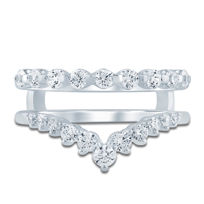 Main Image 3 of Lab-Grown Diamond Contour Enhancer Ring 3/4 ct tw 14K White Gold