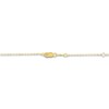 Thumbnail Image 3 of Button Cultured Pearl & Lab-Grown Diamond Halo Necklace 1/3 ct tw 14K Yellow Gold 18"