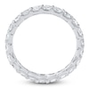 Thumbnail Image 2 of Certified Cushion-Cut Diamond Eternity Band 1-5/8 to 2 ct tw Platinum