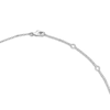 Thumbnail Image 4 of Jared Signature Lab-Grown Diamond Halo Necklace 2 ct tw 14K White Gold 18"