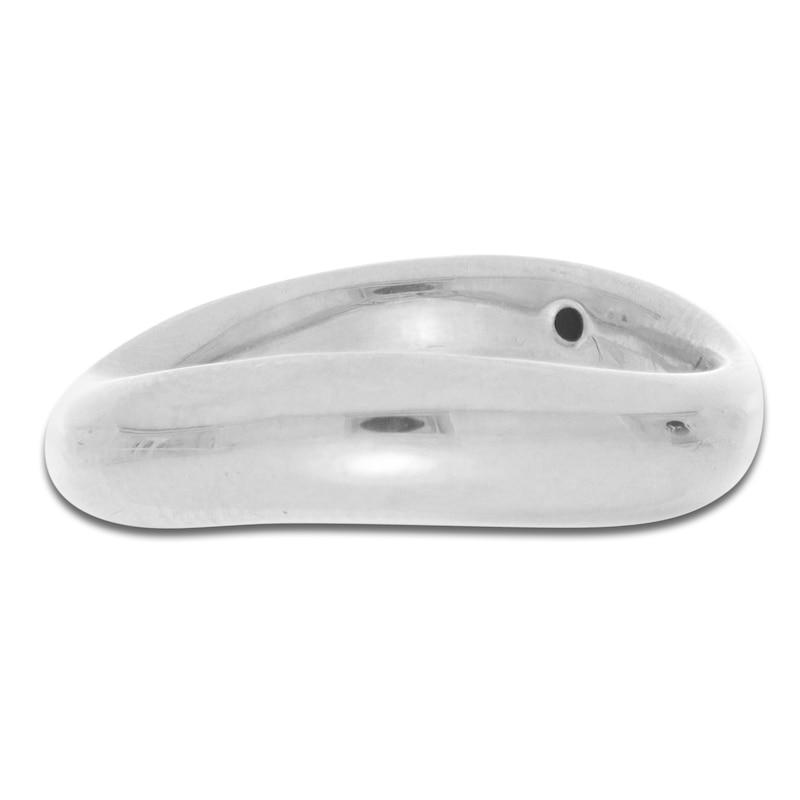 Main Image 1 of Italia D'Oro Wave Fashion Ring 14K White Gold
