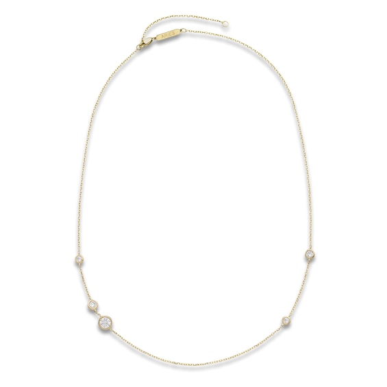 Constellations by Jared Lab-Grown Diamond Aries Necklace 3/4 ct tw 10K Yellow Gold 18"