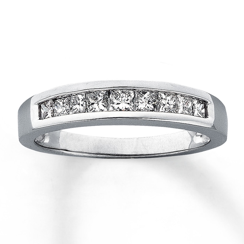 Diamond Anniversary Band 1 ct tw Princess-cut 14K White Gold