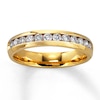 Thumbnail Image 0 of Diamond Anniversary Ring 1/2 ct tw Round-cut 14K Yellow Gold