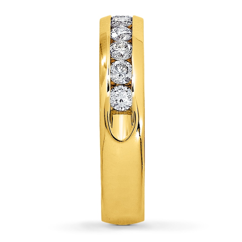 Diamond Anniversary Band 1 ct tw Round-cut 14K Yellow Gold