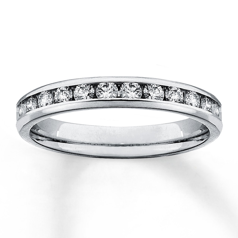 Diamond Anniversary Band 1/2 ct tw Round-cut 14K White Gold