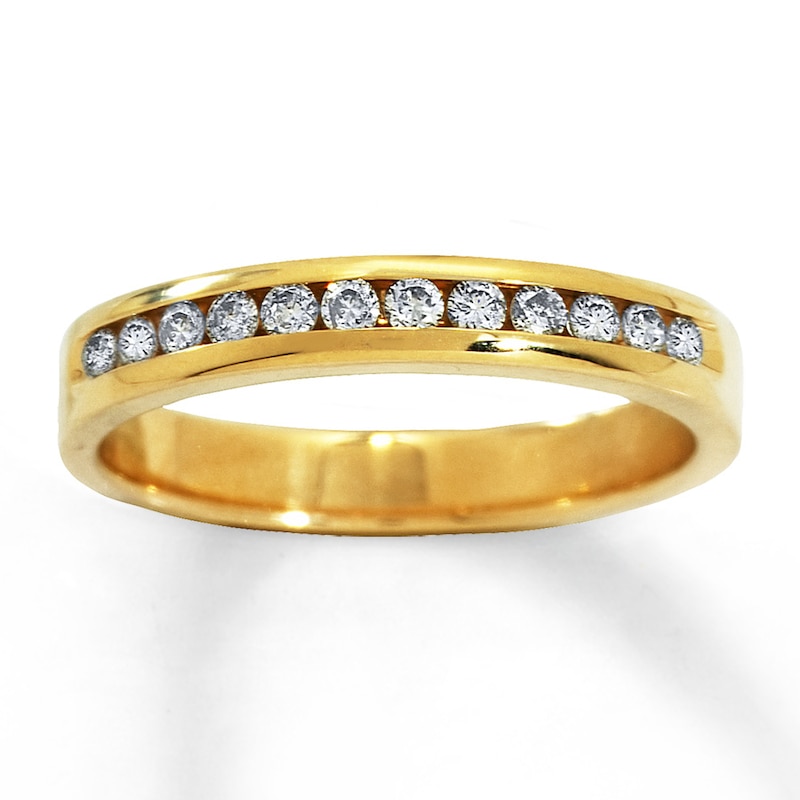 Main Image 1 of Diamond Anniversary Band 1/4 ct tw Round-cut 14K Yellow Gold