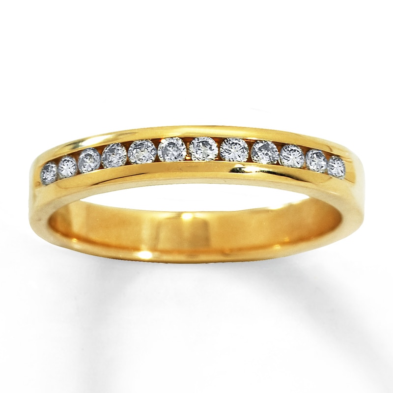 Diamond Anniversary Band 1/4 ct tw Round-cut 14K Yellow Gold