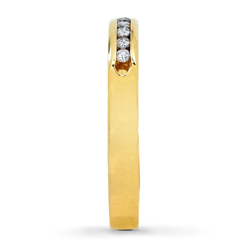 Main Image 3 of Diamond Anniversary Band 1/4 ct tw Round-cut 14K Yellow Gold