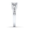 Thumbnail Image 2 of Diamond 3-Stone Ring 2 ct tw Princess 14K White Gold