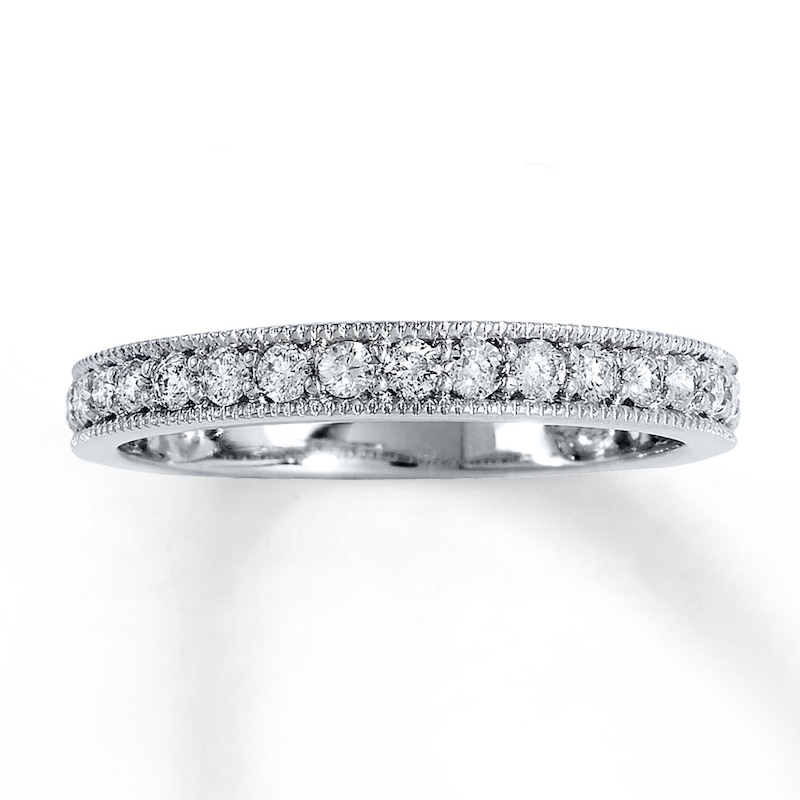 Diamond Anniversary Band 1/2 ct tw Round-cut 14K White Gold