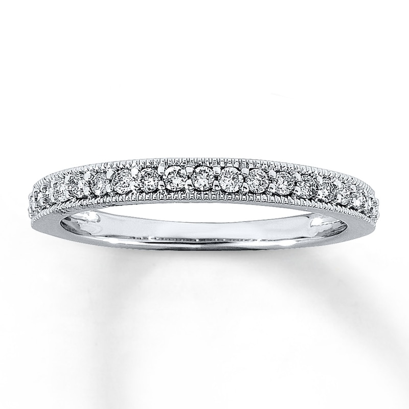 Main Image 1 of Diamond Anniversary Band 1/4 ct tw Round-cut 14K White Gold