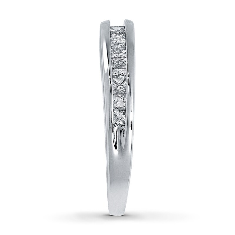Main Image 3 of Diamond Anniversary Band 5/8 ct tw Princess-Cut 14K Gold