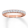 Thumbnail Image 1 of Diamond Anniversary Band 1/2 ct tw Round-cut 14K Rose Gold