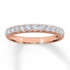 Thumbnail Image 0 of Diamond Anniversary Band 1/2 ct tw Round-cut 14K Rose Gold