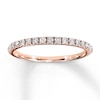 Thumbnail Image 1 of Diamond Anniversary Band 1/4 ct tw Round-cut 10K Rose Gold