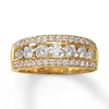 Thumbnail Image 0 of Diamond Anniversary Ring 1 ct tw Round-cut 14K Yellow Gold