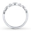 Thumbnail Image 1 of Diamond Anniversary Band 1/10 ct tw Round-cut 10K White Gold