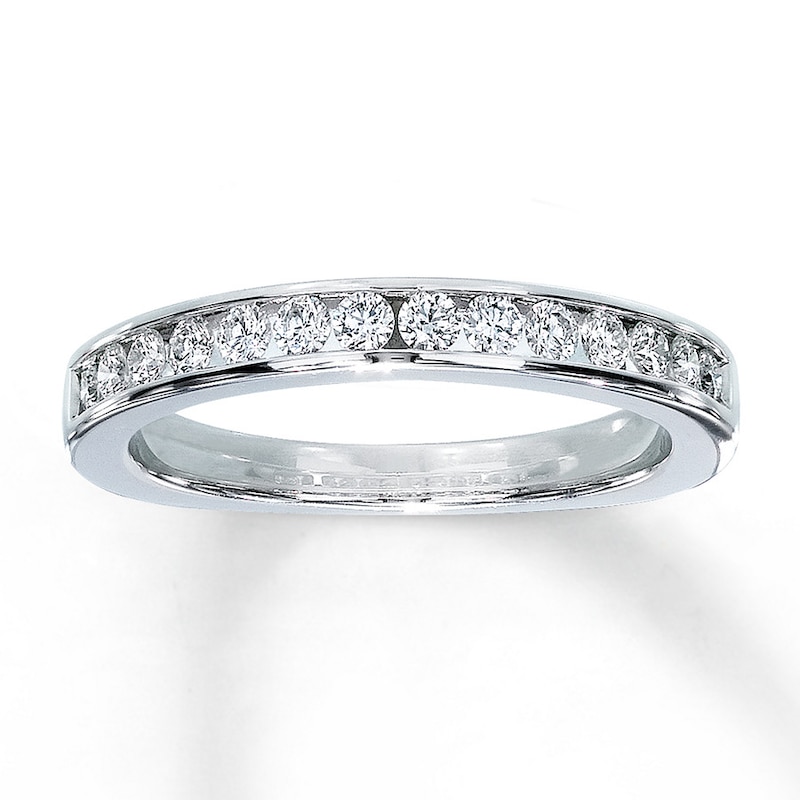 Diamond Anniversary Band 3/8 ct tw Round-cut 18K White Gold