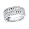 Thumbnail Image 1 of Diamond Anniversary Band 1 1/4 ct tw Ideal-cut 18K White Gold