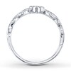 Thumbnail Image 1 of Diamond Band 1/10 ct tw Round-cut 10K White Gold