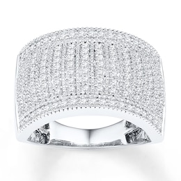 Diamond Anniversary Band 1 ct tw Round-cut 10K White Gold
