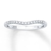 Thumbnail Image 0 of Colorless Diamond Ring 1/10 ct tw Round-cut 14K White Gold