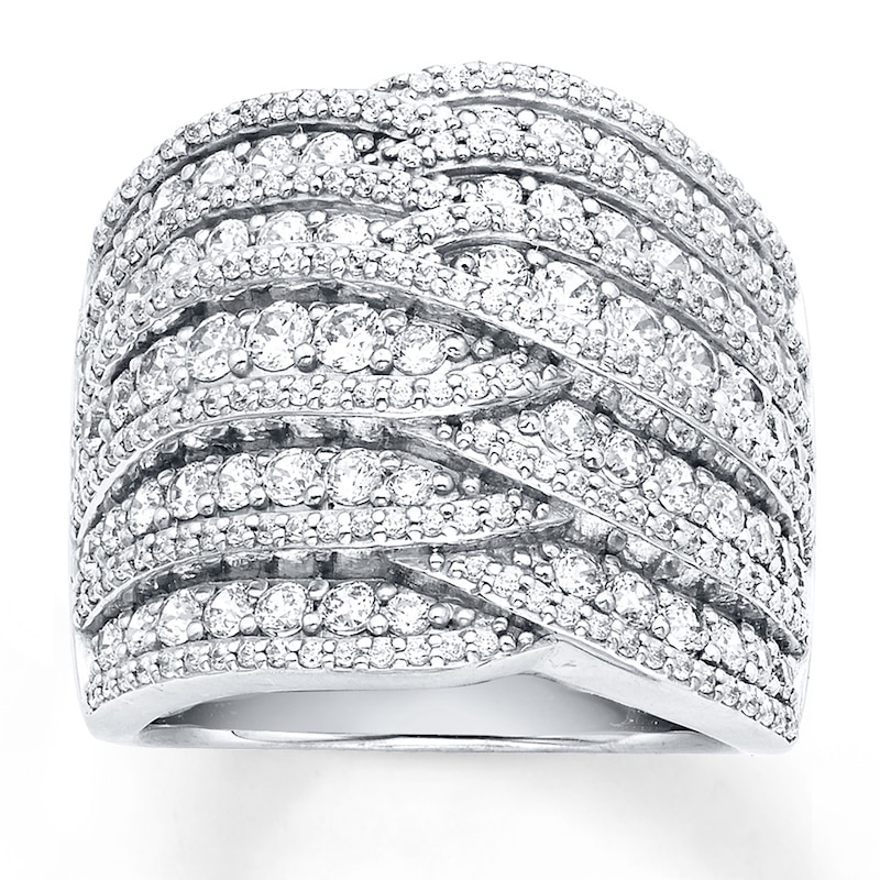 Main Image 1 of Diamond Anniversary Band 2-1/2 ct tw Round-cut 14K White Gold