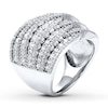 Thumbnail Image 2 of Diamond Anniversary Band 2-1/2 ct tw Round-cut 14K White Gold