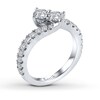 Thumbnail Image 1 of Ever Us Two-Stone Ring 1-1/2 ct tw Diamonds 14K White Gold