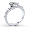 Thumbnail Image 1 of Ever Us Two-Stone Ring 3/4 ct tw Diamonds 14K White Gold