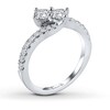 Thumbnail Image 1 of Ever Us Two-Stone Ring 1 ct tw Diamonds 14K White Gold