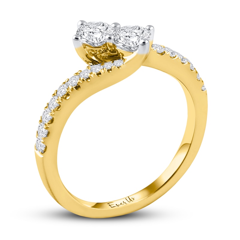 Ever Us Two-Stone Diamond Ring 1/2 ct tw 14K Yellow Gold