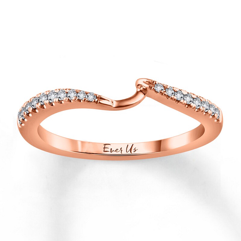 Main Image 1 of Ever Us Diamond Band 1/8 carat tw 14K Rose Gold