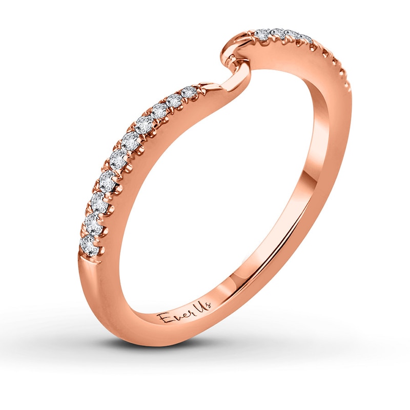 Main Image 2 of Ever Us Diamond Band 1/8 carat tw 14K Rose Gold