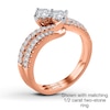 Thumbnail Image 3 of Ever Us Diamond Band 1/8 carat tw 14K Rose Gold