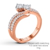 Thumbnail Image 2 of Ever Us Diamond Band 1/8 carat tw 14K Rose Gold