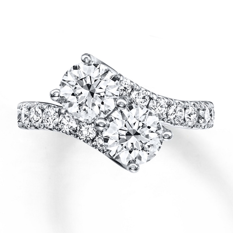 Ever Us Two-Stone Ring 3 ct tw Diamonds 14K White Gold