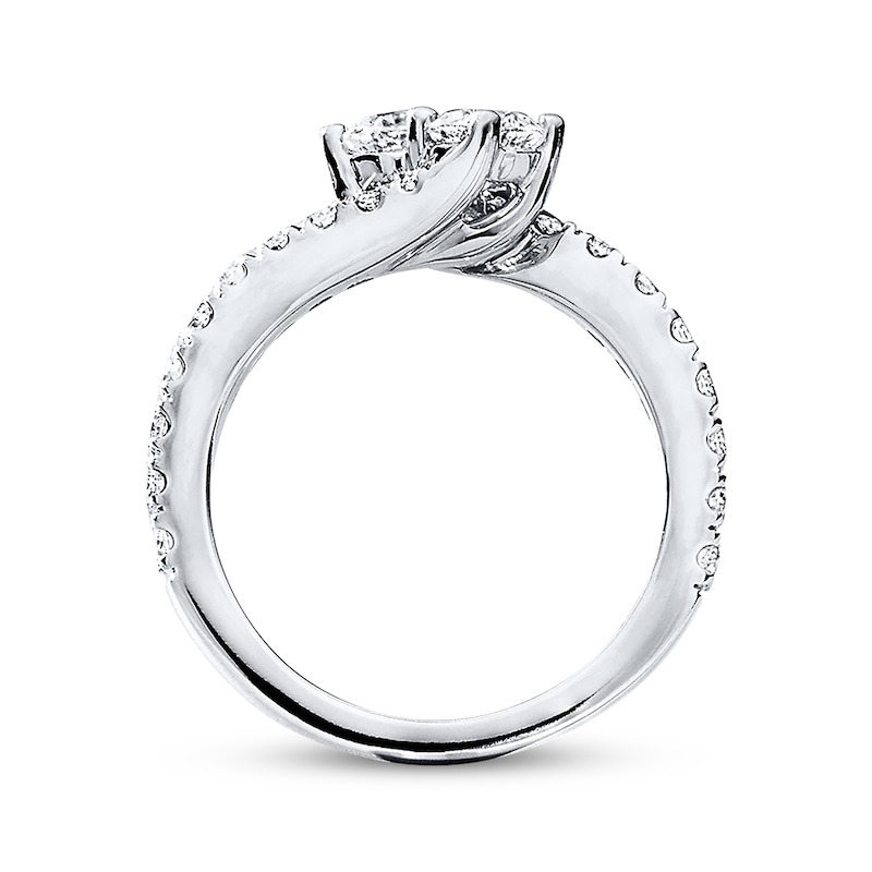 Main Image 4 of Ever Us SI2 Quality Two-Stone Diamond Ring 1-1/2 ct tw 14K Gold