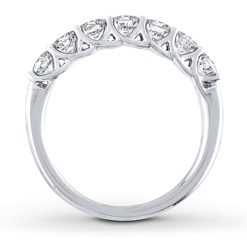 Main Image 2 of Diamond Anniversary Band 1 ct tw Round-cut Platinum
