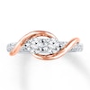 Thumbnail Image 3 of Ever Us SI2 Quality Two-Stone Ring 1 ct tw Diamonds 14K Gold