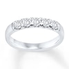 Thumbnail Image 1 of Diamond Anniversary Band 1/2 ct tw Round-cut 14K White Gold