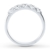 Thumbnail Image 2 of Diamond Anniversary Band 1 ct tw Round-cut 14K White Gold
